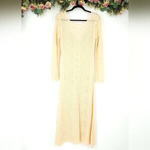 Current Terra Yuka Crochet Cover-Up Dress Medium